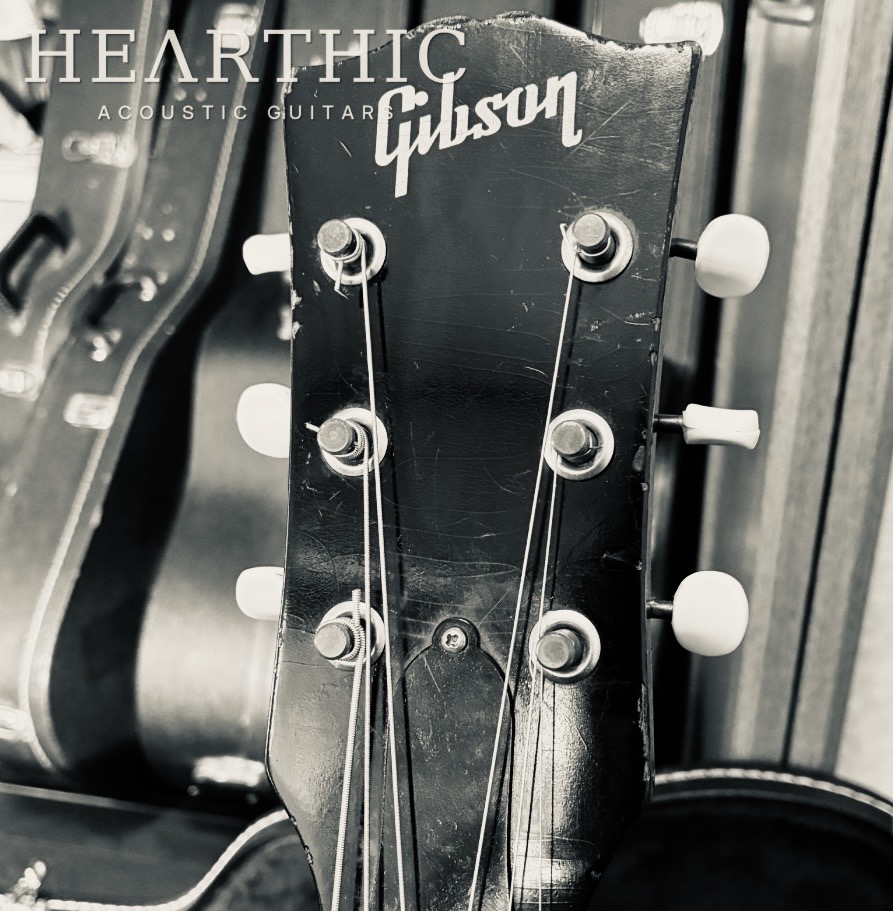 ヴィンテージGibsonアコースティックギターのヘッド